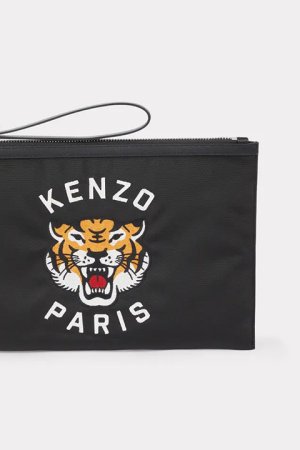 画像3: KENZO ケンゾー ラージ 'KENZO Varsity' パース イン エンブロイダリー ナイロン{-BDA}