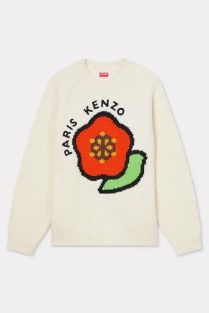 画像1: KENZO ケンゾー 'KENZO Pop' ウール ジャンパー{-BES}