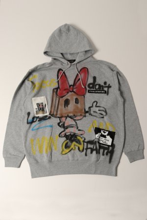 画像1: guernika ゲルニカ Paint Hoodie{-BDA}