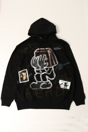 画像1: guernika ゲルニカ Paint Hoodie{-BDA}