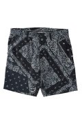 1PIU1UGUALE3 GOLF ウノピゥウノウグァーレトレ ゴルフ SHORT PANTS BANDANA{-BDS}