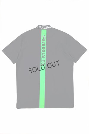 画像4: {SOLD}1PIU1UGUALE3 GOLF ウノピゥウノウグァーレトレ ゴルフ S/S MOCK NECK NEON BACK TAPE{-BDS}