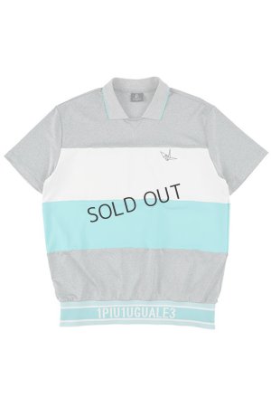 画像4: {SOLD}1PIU1UGUALE3 GOLF ウノピゥウノウグァーレトレ ゴルフ S/S POLO SPORTS BORDER{-BDS}