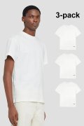 【 20%OFF セール｜66,000円→52,800円】 JIL SANDER ジルサンダー 3枚パック S/S Tシャツ{J47GC0001-J45048-100WHT-BCS}