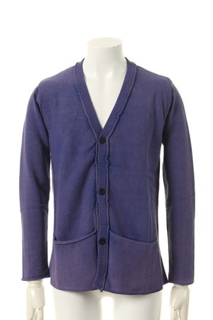 画像1: 【 50%OFF セール｜20,900円→10,450円】 VADEL バデル knit blast finish crazy cardigan{-AES}