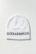 【 30%OFF セール｜4,950円→3,465円】 LUXEAKMPLUS リュクスエイケイエムプラス ゴルフ ベーシックロゴニット帽{-BDA}