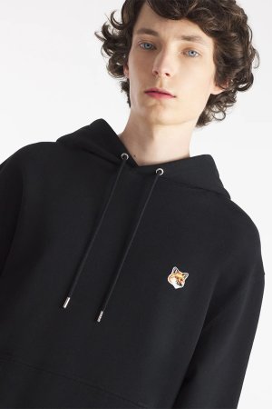 画像5: MAISON KITSUNE メゾンキツネ フォックスヘッド パッチ レギュラー フーディ{-BES}