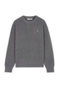 MAISON KITSUNE メゾンキツネ TONAL FOX HEAD PATCH COMFORT RIBBED JUMPER{-BDA}