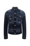 Cout De La Liberte コート デ ラ リベルテ Johnny-Stretch Suede Denim Trucker Jacket{-BDA}