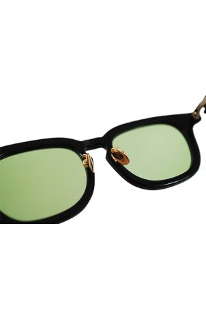 画像3: MAYO メイヨー MAYO WAYFARER SUNGLASSES - BLACK × GREEN{-BDA}