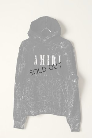 画像1: {SOLD}AMIRI アミリ CRACKED DYE CORE LOGO HOODIE{-BCS}