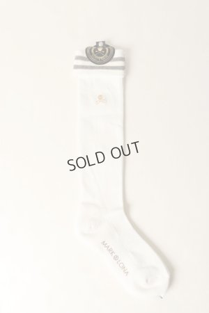 画像1: {SOLD}MARK & LONA マークアンドロナ Stable Knee High Sox | WOMEN{MLF-0A-FS44-WHT-BAA}