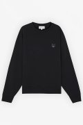 MAISON KITSUNE メゾンキツネ ボールド フォックスヘッド パッチ オーバーサイズ スウェットシャツ{-BDA}