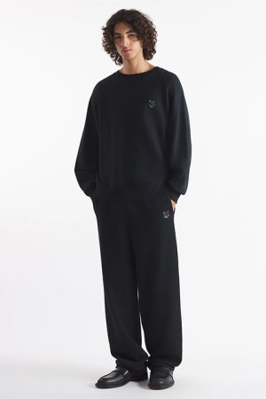 画像3: MAISON KITSUNE メゾンキツネ ボールド フォックスヘッド パッチ オーバーサイズ スウェットシャツ{-BDA}