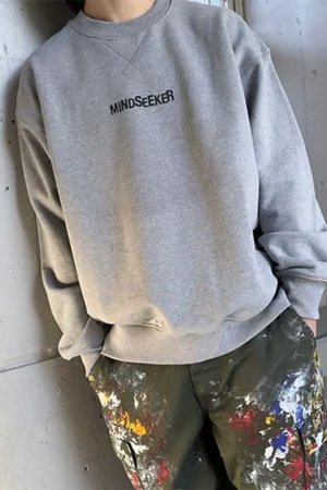 画像3: 【 10%OFF セール｜24,200円→21,780円】 mindseeker マインドシーカー Message CREWNECK SWEATSHIRTS{-BDS}