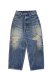 画像1: mindseeker マインドシーカー Knee Crash Buggy Denim Jeans{-BES} (1)