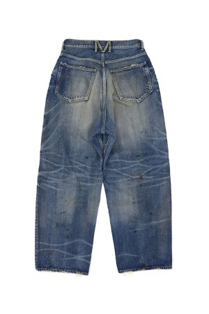 画像2: mindseeker マインドシーカー Knee Crash Buggy Denim Jeans{-BES}