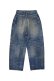 画像2: mindseeker マインドシーカー Knee Crash Buggy Denim Jeans{-BES} (2)