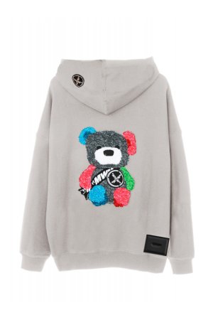 画像2: MOD WAVE MOVEMENT モッドウェイブムーブメント TEDDY HOODIE{-BDA}