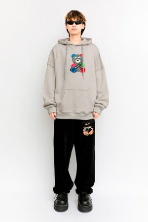 画像3: MOD WAVE MOVEMENT モッドウェイブムーブメント TEDDY HOODIE{-BDA}