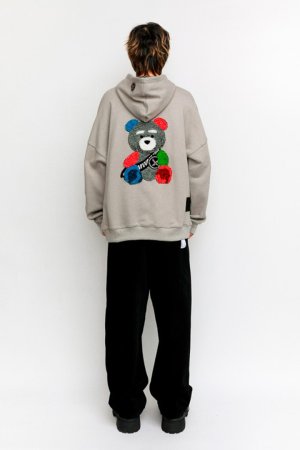 画像5: MOD WAVE MOVEMENT モッドウェイブムーブメント TEDDY HOODIE{-BDA}