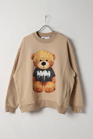 画像1: MOD WAVE MOVEMENT モッドウェイブムーブメント TEDDY SWEATSHIRT{-BDA}