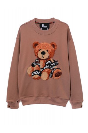 画像1: MOD WAVE MOVEMENT モッドウェイブムーブメント TEDDY SWEATSHIRT{-BDA}