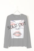 {SOLD}NO COMMENT PARIS ノーコメントパリ glamour tendance-LONDON fag L/S{NC-LTM.GLAM25-BLK-AFA}