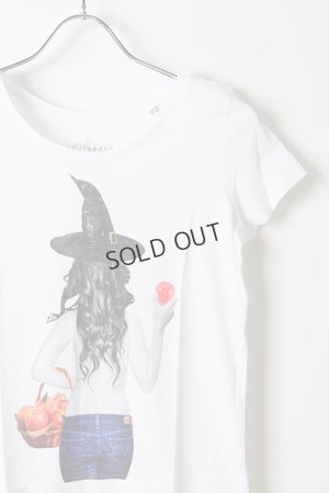 画像3: {SOLD}NO COMMENT PARIS ノーコメントパリ 【Japan Limited】T-SHIRT L-CREW witch apple{NC-TL.LTN147-WHT-AIS}