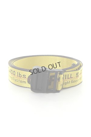 画像1: {SOLD}Off-white オフホワイト YELLOW INDUSTRIAL BELT{OMRB012E18647001-YEL-AHA}