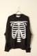 画像1: {SOLD}el conductorH コンダクター CORD EMBROIDERED CREW NECK SWEAT 'BONES{-BCA} (1)