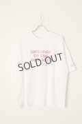 {SOLD}el conductorH コンダクター COTTON GLITTER PRINT T-SHIRT 'NEWHELL{-BCS}