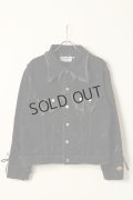 {SOLD}el conductorH コンダクター LACE UP SLEEVE DISTRESSED JEAN JKT{-BCS}