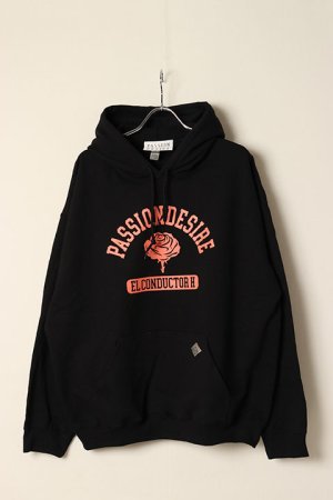 画像1: el conductorH コンダクター SOUVENIR HOODIE 'ROSE{-BDA}