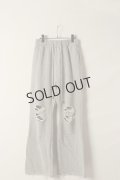 {SOLD}el conductorH コンダクター DISTRESSED COTTON JERSEY TROUSERS{-BDS}