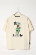 Palm Angels パームエンジェルス Pin up T-shirt{PMAA001S25JER0070B10-BES}