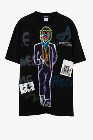 画像1: guernika ゲルニカ Hand Painted T-shirt{-BDA}