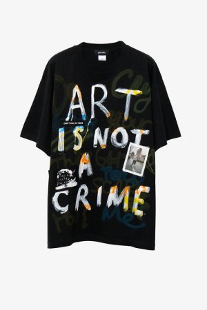 画像1: guernika ゲルニカ Hand Painted T-shirt{-BDA}