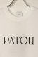 画像10: PATOU パトゥ オーガニックコットン パトゥロゴTシャツ{JE0299999001W-BDS}