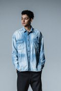 RESOUND CLOTHING リサウンドクロージング OVER DENIM shirts{-BDA}