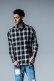 画像2: RESOUND CLOTHING リサウンドクロージング OVER gown CHECK shirts{-BDA}