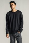 RESOUND CLOTHING リサウンドクロージング velours fleece thermal loose trainer{-BDA}