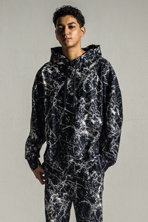 画像1: RESOUND CLOTHING リサウンドクロージング PAINT loose hoodie{-BES}