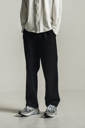 画像1: RESOUND CLOTHING リサウンドクロージング MELTON WIDE TUCK PANTS{-BDA}