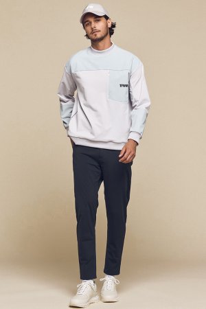 画像3: TFW49 ティーエフダブリューフォーティーナイン L/S THICK COLLAR CREW NECK SHIRT{-BES}