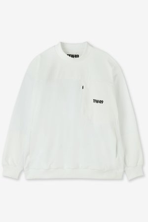 画像1: TFW49 ティーエフダブリューフォーティーナイン L/S THICK COLLAR CREW NECK SHIRT{-BES}