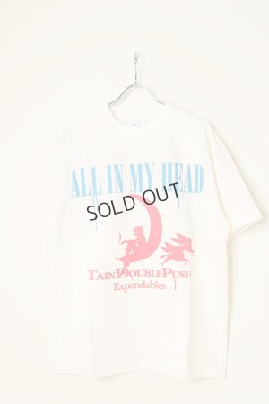 画像1: {SOLD}TAIN DOUBLE PUSH タインダブルプッシュ TWO FACED SHORT SLEEVE T-SHIRTS（リバーシブル仕様）{-BBA}