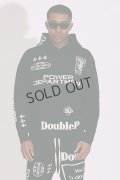 {SOLD}TAIN DOUBLE PUSH タインダブルプッシュ POWER DEPARTMENT KNIT P/O HOODIE{-BDS}