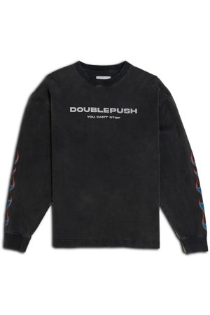 画像1: TAIN DOUBLE PUSH タインダブルプッシュ DOUBLE PUSH LONG SLEEVE T-SHIRTS{-BES}