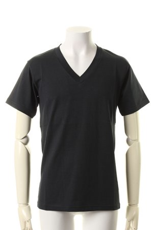 画像1: 【 20%OFF セール｜16,500円→13,200円】 T' ティー "GIZA45" Egyptian Organic Cotton series Vee Nack Short Sleeve BASIC (K621){-AHS}